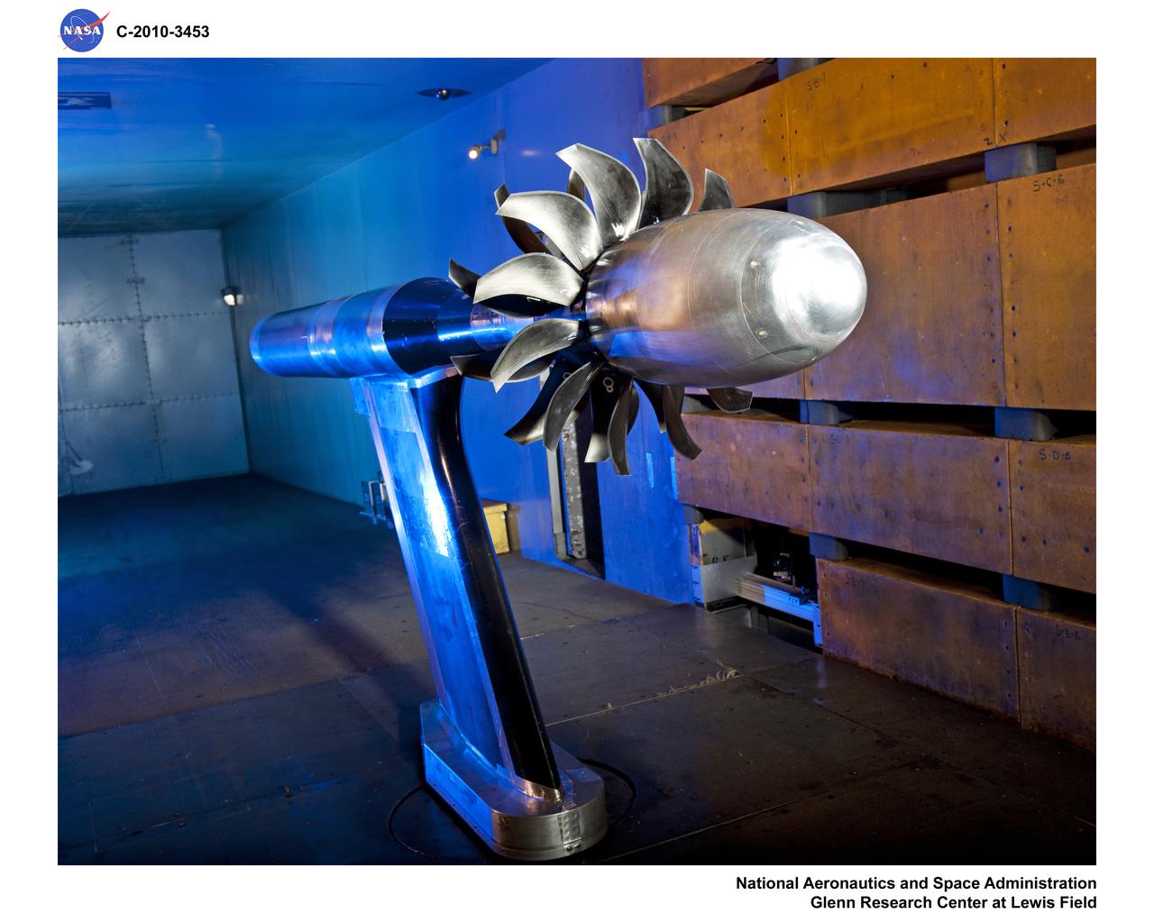 Historical Baseline Blade Set (F31/A31) Installed on the Open Rotor Propulsion Rig in the 9x15 Wind Tunnel