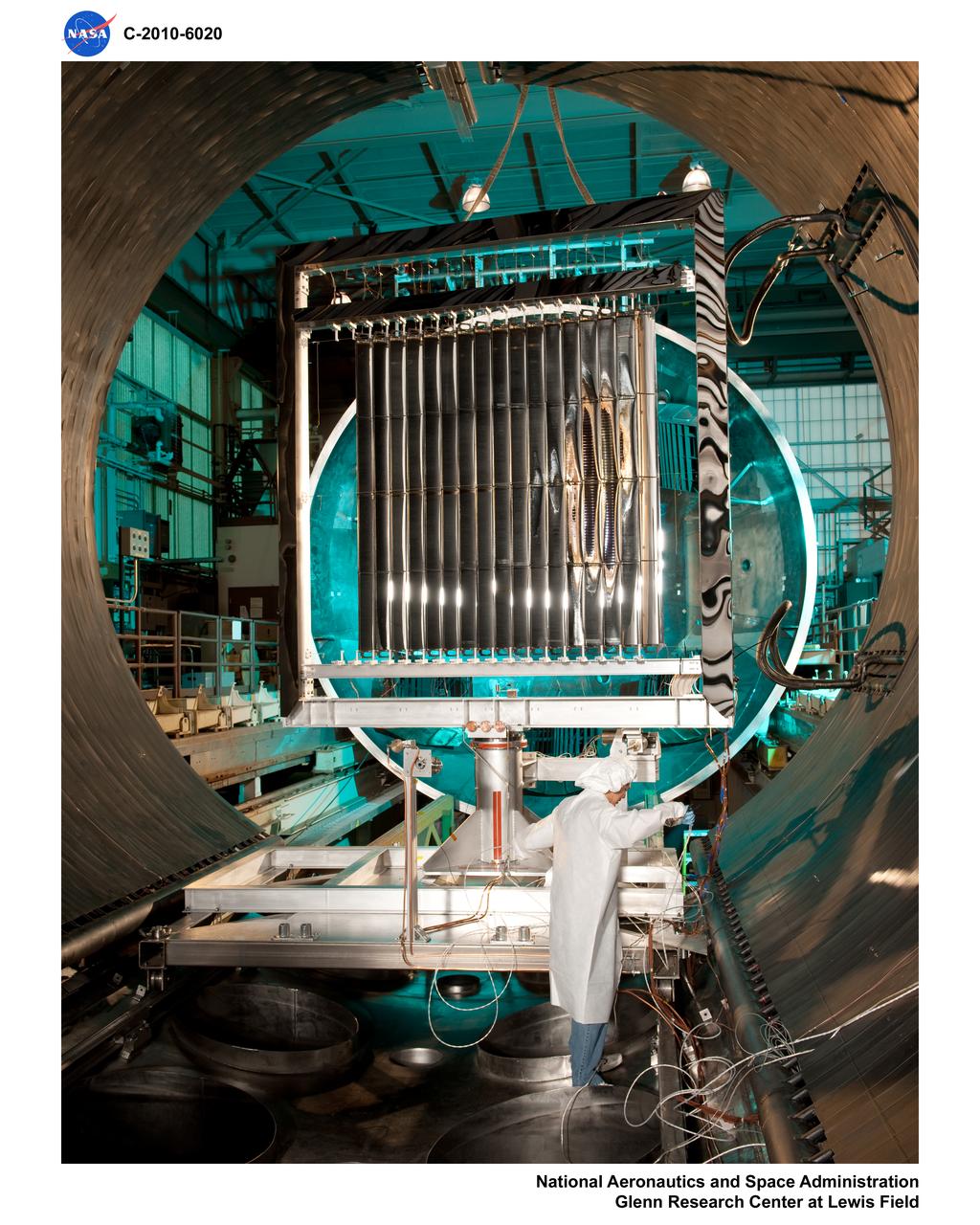 Solar Array Concentrator in Vacuum Tank 6