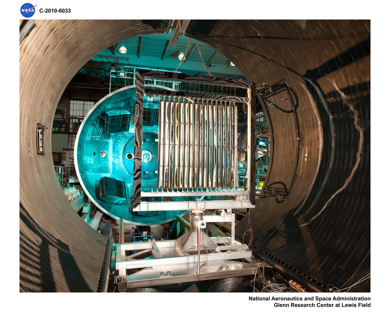 Solar Array Concentrator in Vacuum Tank 6