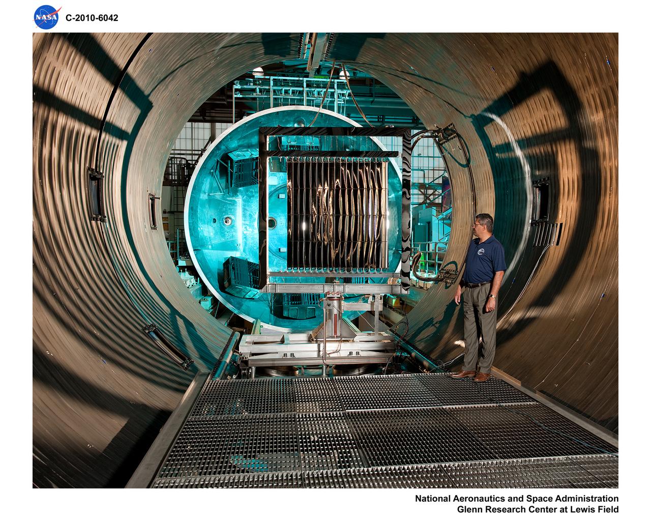 Solar Array Concentrator in Vacuum Tank 6