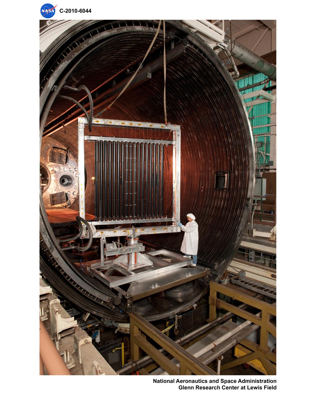 Solar Array Concentrator in Vacuum Tank 6