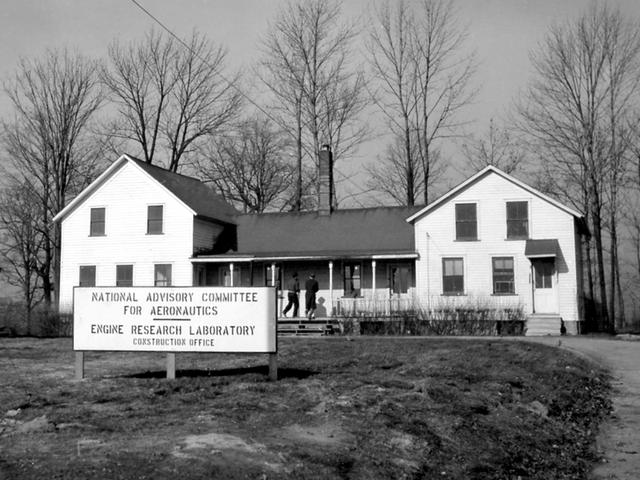 NASA image: Construction Office in Farm House at the Aircraft Engine Research Laboratory