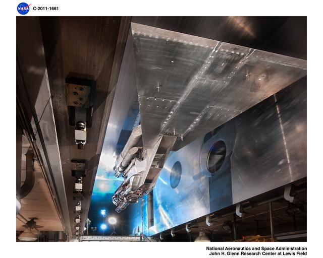 NASA image: Combined Cycle Engine (CCE) Test in 10 x 10 Supersonic Wind Tunn