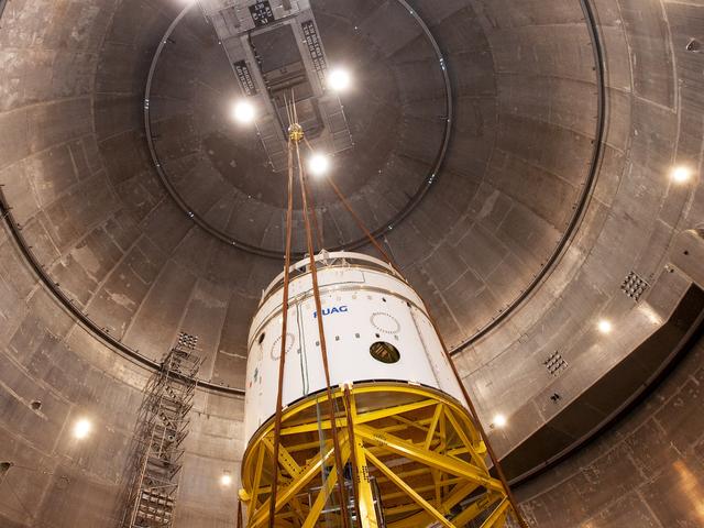 NASA image: Ariane 5 Payload Fairing Test