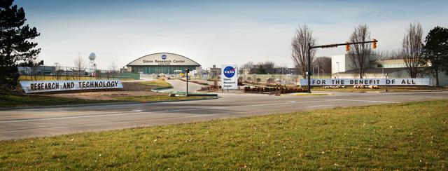 NASA image: Main Entrance of NASA Glenn Research Center