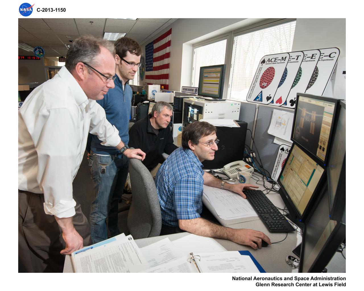 Proctor & Gamble ACE-M-1 Sample Test Operations in the Telescience Support Center, TSC