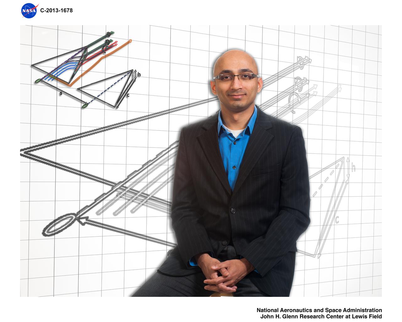 Environmental Portrait of a Propulsions Flow Dynamics Researcher
