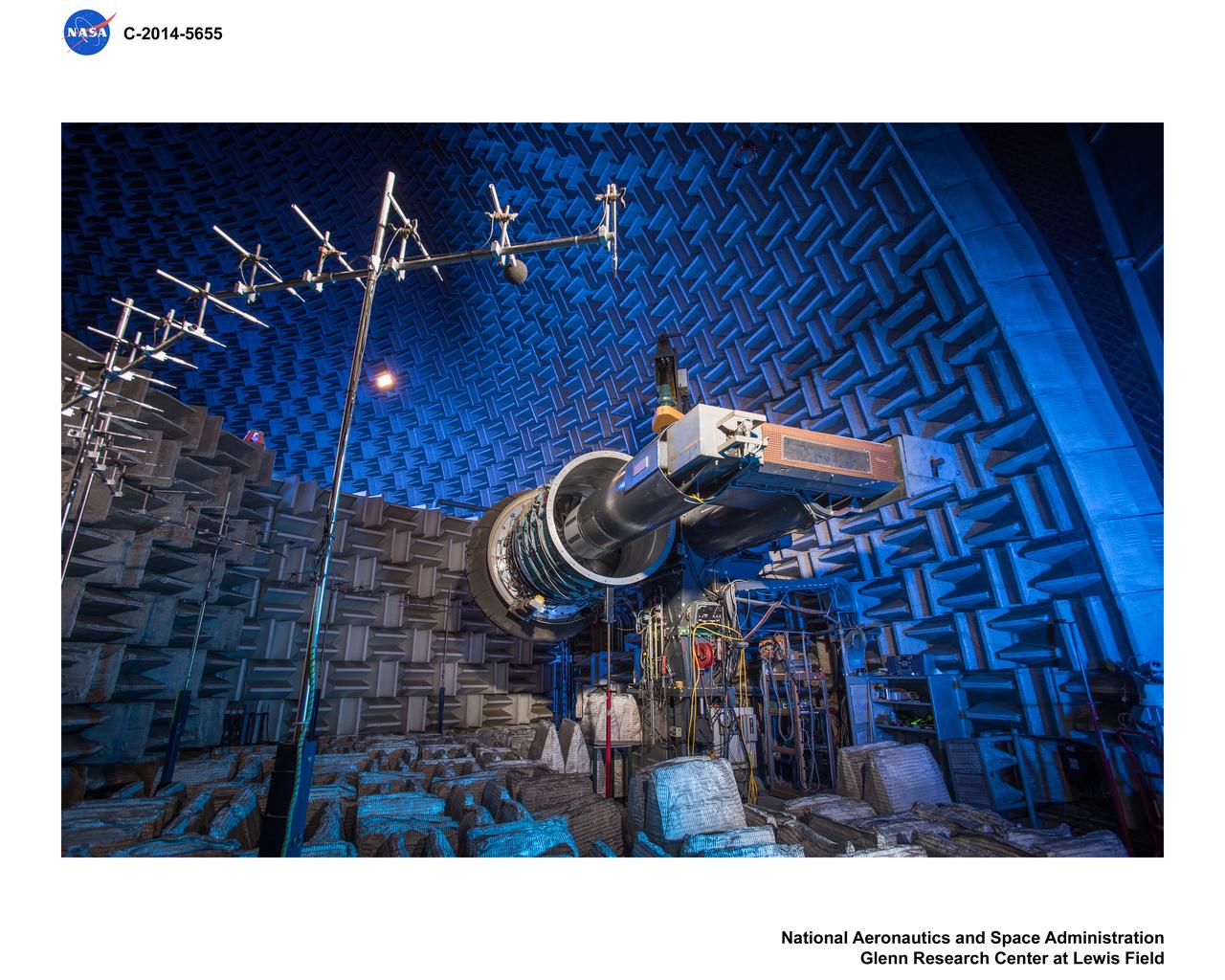 Advanced Noise Control Fan, ANCF, in the Aero-Acoustic Propulsion Laboratory, AAPL