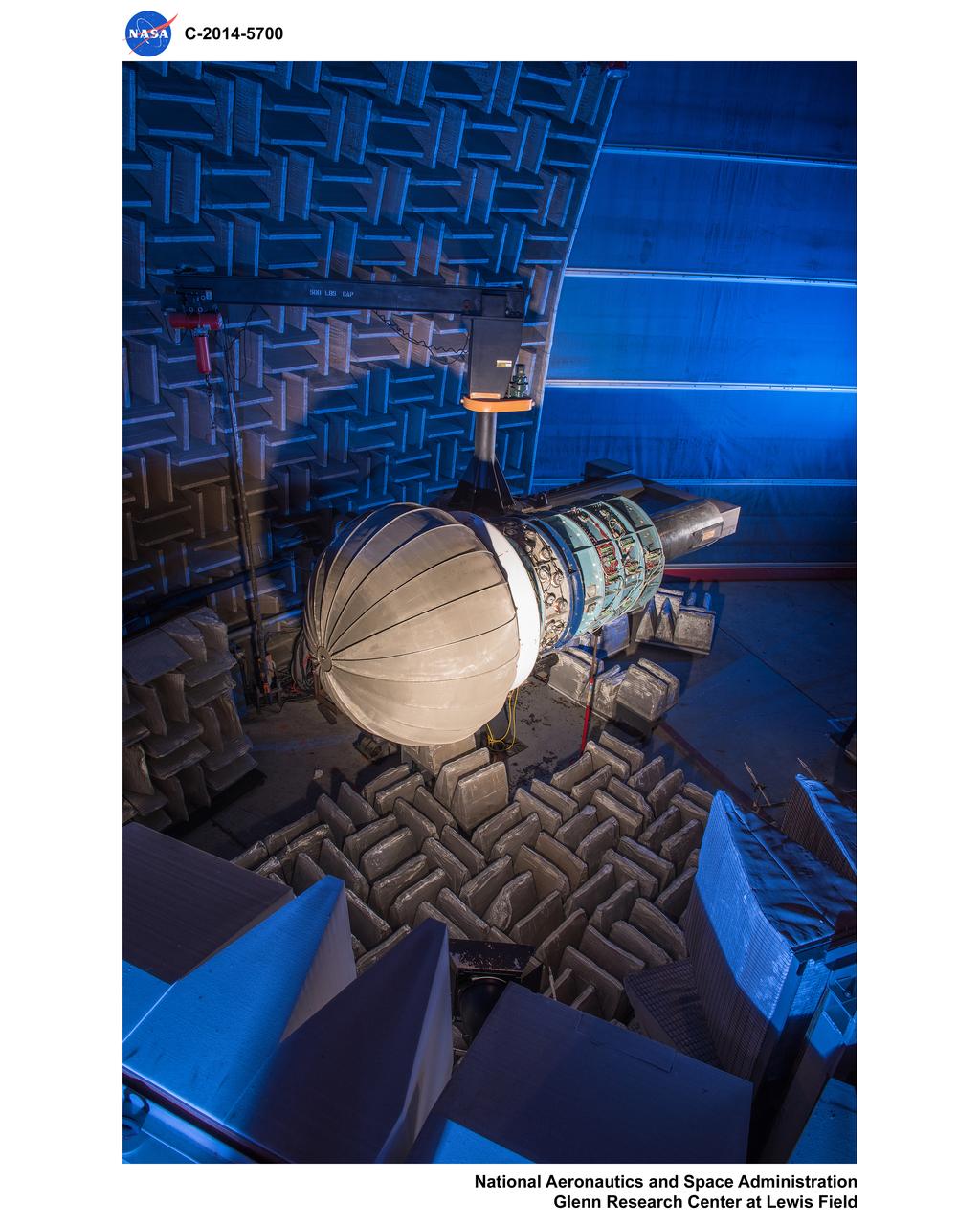 Advanced Noise Control Fan, ANCF, in the Aero-Acoustic Propulsion Laboratory, AAPL
