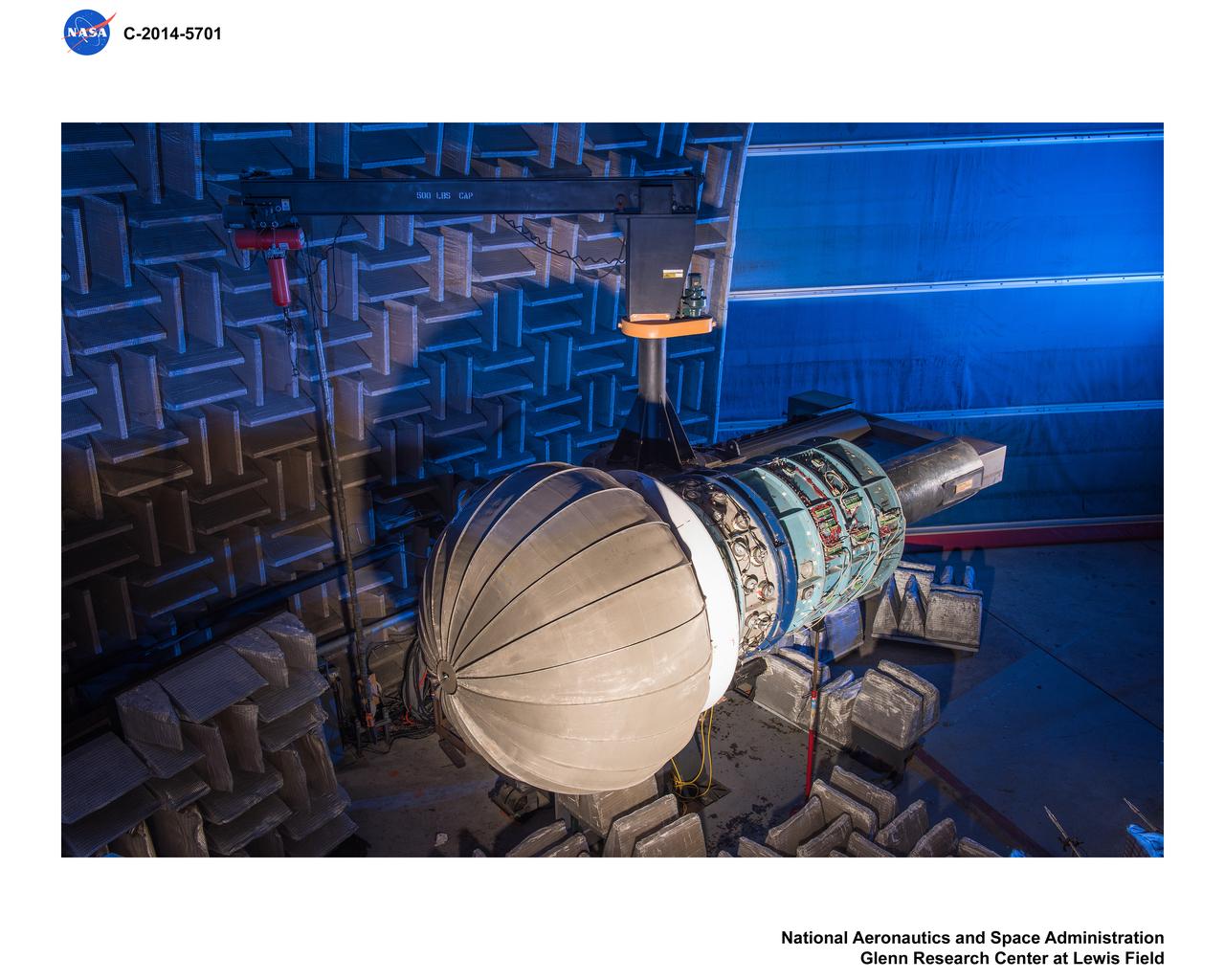 Advanced Noise Control Fan, ANCF, in the Aero-Acoustic Propulsion Laboratory, AAPL