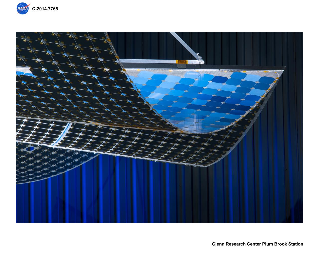 ATK Solar Array Deployment Test at Plum Brook Station Space Power Facility, SPF