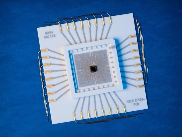 NASA image: Silicon Carbide Integrated Circuit Chip