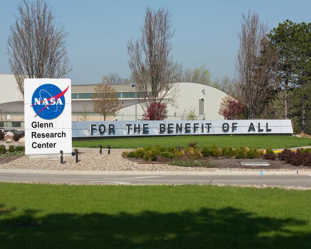 NASA image: NASA Glenn Research Center Sign at the Intersection of NASA Park