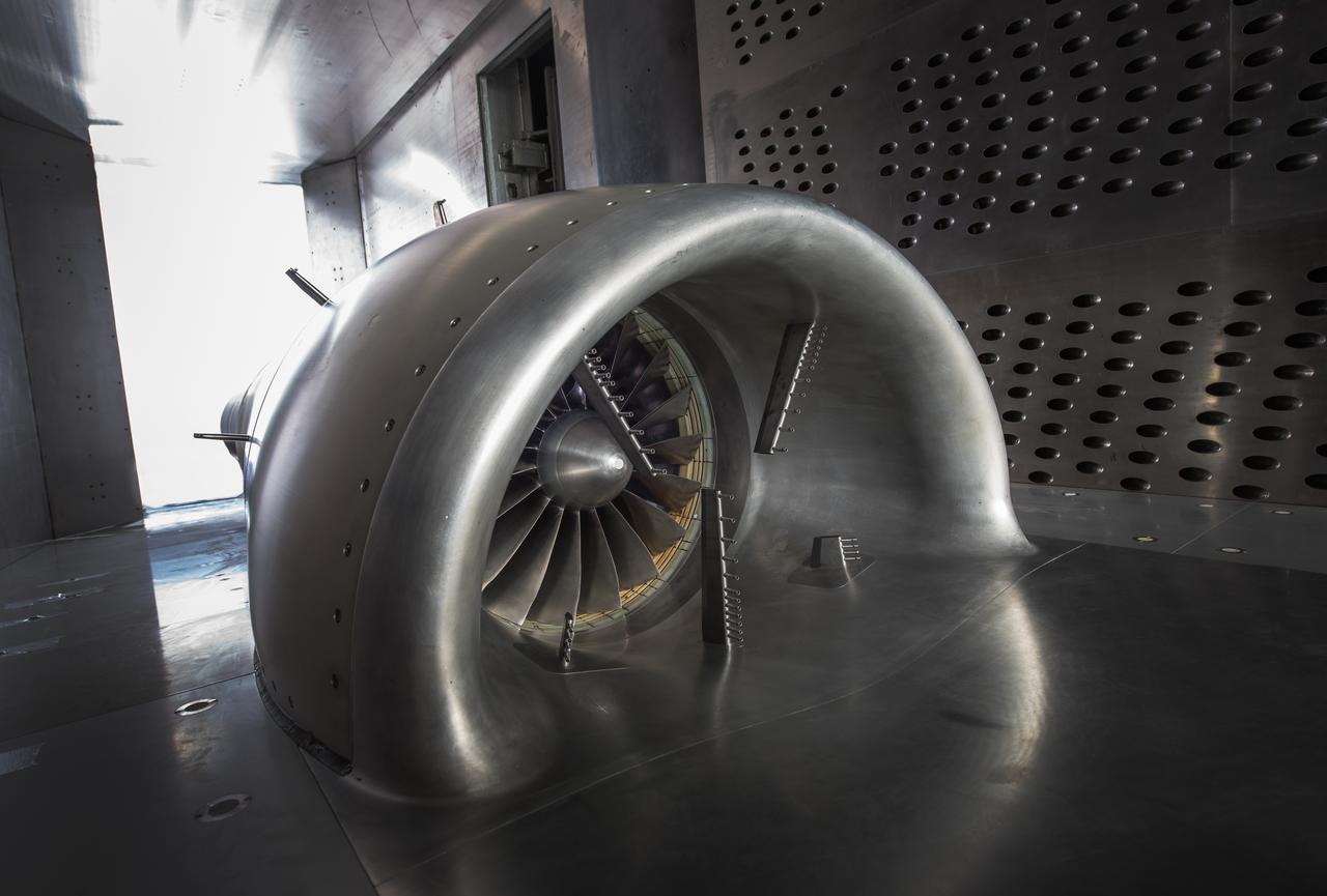 In an effort to improve fuel efficiency, NASA and the aircraft industry are rethinking aircraft design. Inside the 8' x 6' wind tunnel at NASA Glenn, engineers recently tested a fan and inlet design, commonly called a propulsor, which could use four to eight percent less fuel than today's advanced aircraft.