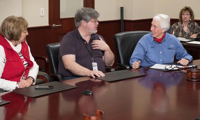 NASA image: Visit to Glenn Research Center at Lewis Field by Mercury 13 Astr