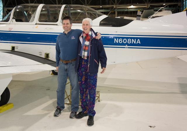 NASA image: Visit to Glenn Research Center at Lewis Field by Mercury 13 Astr