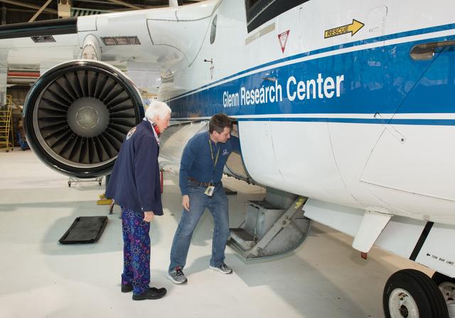 NASA image: Visit to Glenn Research Center at Lewis Field by Mercury 13 Astr