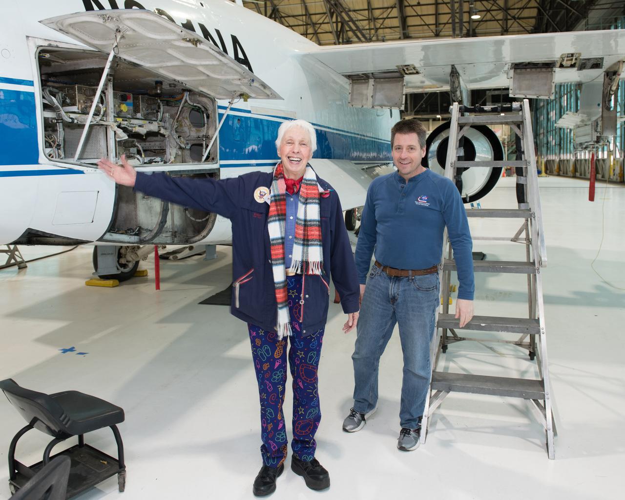 Visit to Glenn Research Center at Lewis Field by Mercury 13 Astronaut Trainee, Wally Funk