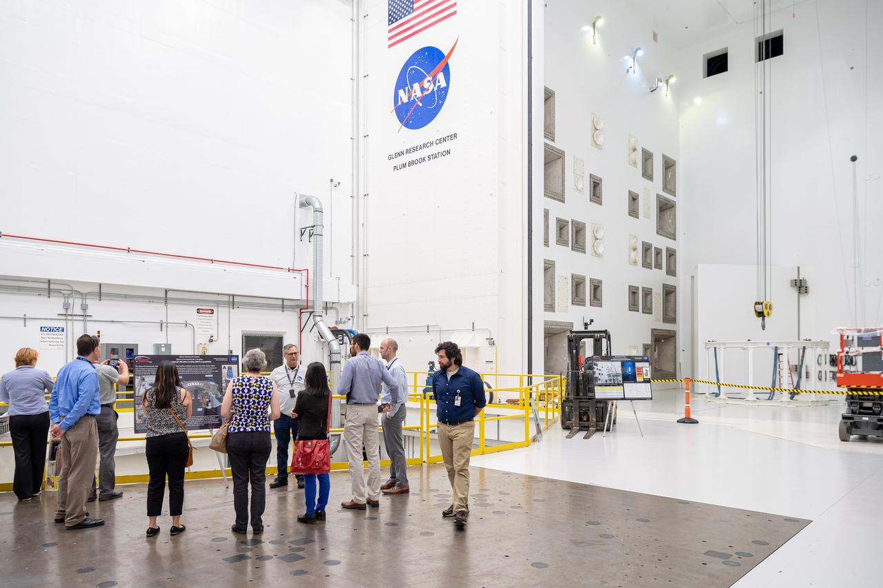 The inaugural Glenn Symposium focused on advancements in aerospace technology including power and propulsion, autonomy and communications, low boom supersonics, hypersonics, and more. Discussion also encompassed humans returning to the moon, including challenges associated with the 2024 mission.