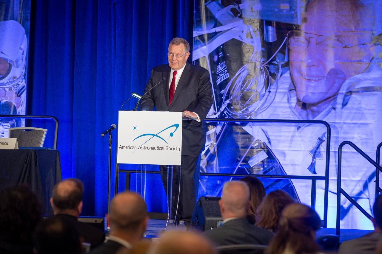 The inaugural Glenn Symposium focused on advancements in aerospace technology including power and propulsion, autonomy and communications, low boom supersonics, hypersonics, and more. Discussion also encompassed humans returning to the moon, including challenges associated with the 2024 mission.