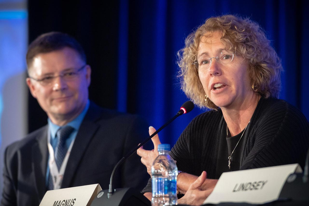 The inaugural Glenn Symposium focused on advancements in aerospace technology including power and propulsion, autonomy and communications, low boom supersonics, hypersonics, and more. Discussion also encompassed humans returning to the moon, including challenges associated with the 2024 mission.