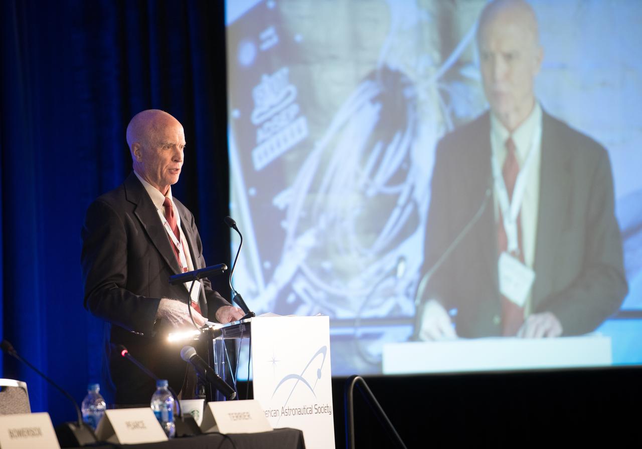 The inaugural Glenn Symposium focused on advancements in aerospace technology including power and propulsion, autonomy and communications, low boom supersonics, hypersonics, and more. Discussion also encompassed humans returning to the moon, including challenges associated with the 2024 mission.