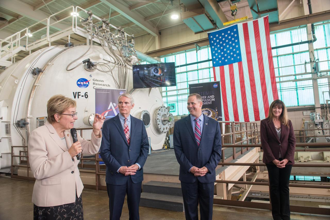 NASA Administrator Jim Bridenstine and Congressional Delegation Visit to Lewis Field and Plum Brook Station