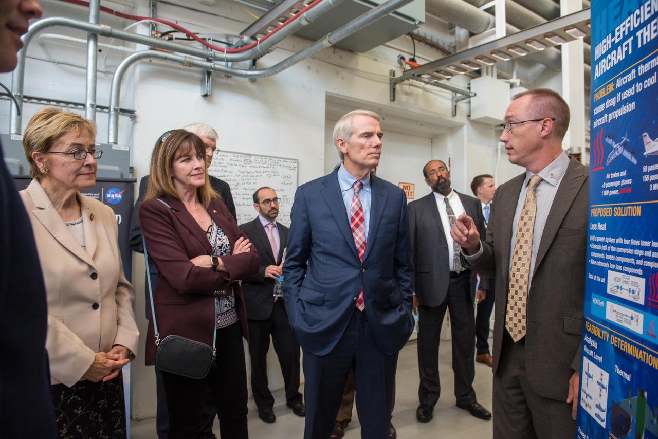 NASA Administrator Jim Bridenstine and Congressional Delegation Visit to Lewis Field and Plum Brook Station