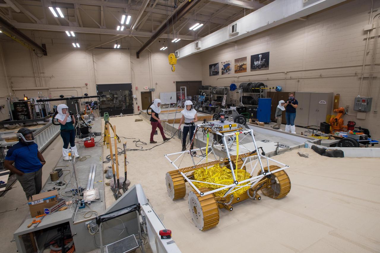 Virtual Intelligent Planetary Exploration Rover, VIPER Mobility Platform Testing