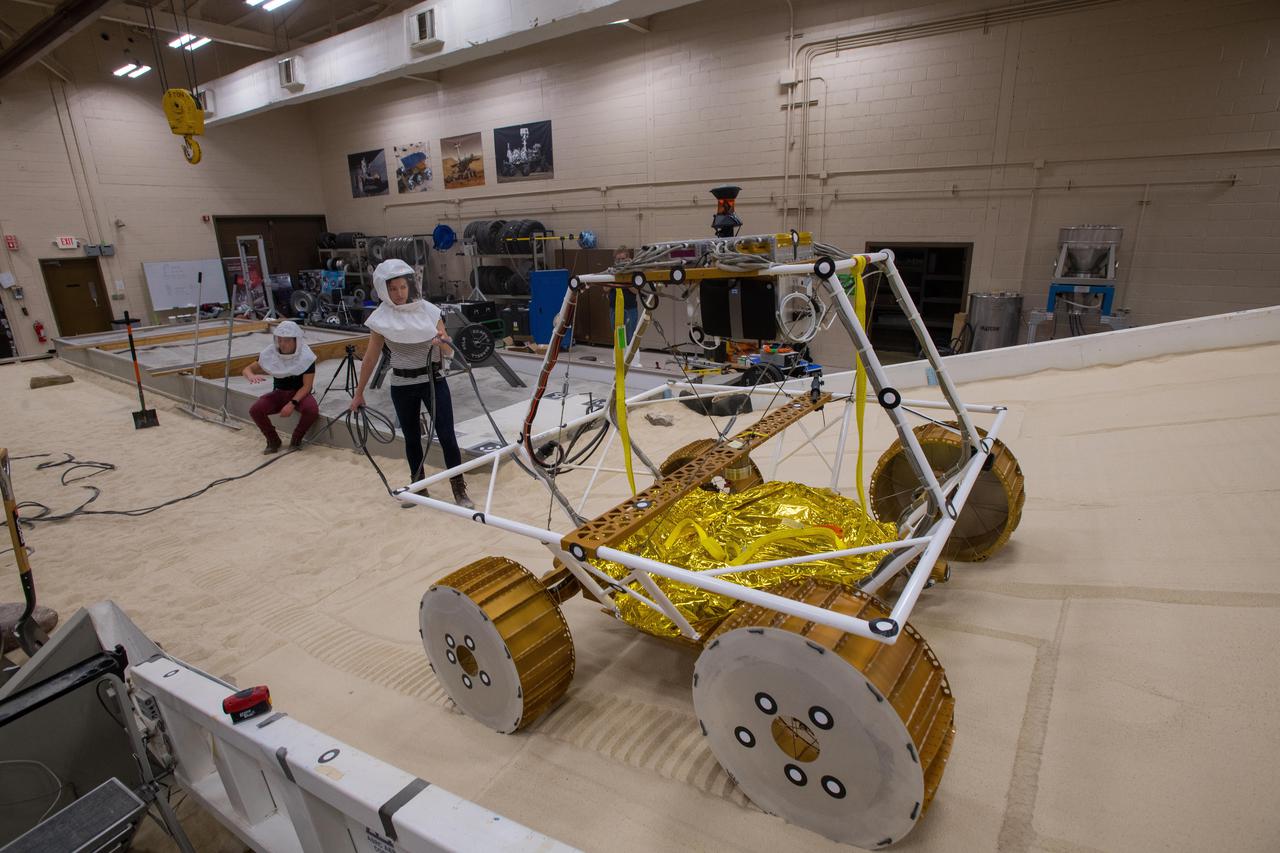 Virtual Intelligent Planetary Exploration Rover, VIPER Mobility Platform Testing
