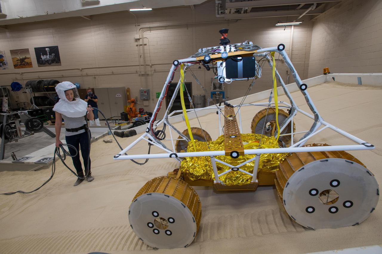 Virtual Intelligent Planetary Exploration Rover, VIPER Mobility Platform Testing