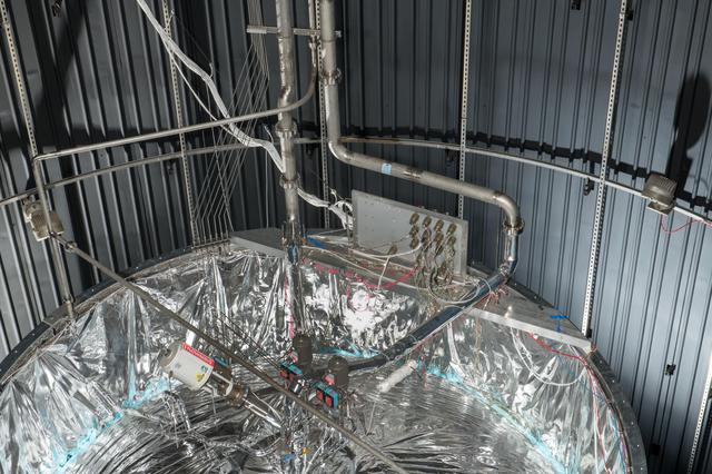 NASA image: SHIVER, B2, ISP, In-Space Propulsion Facility, Vacuum Chamber, 