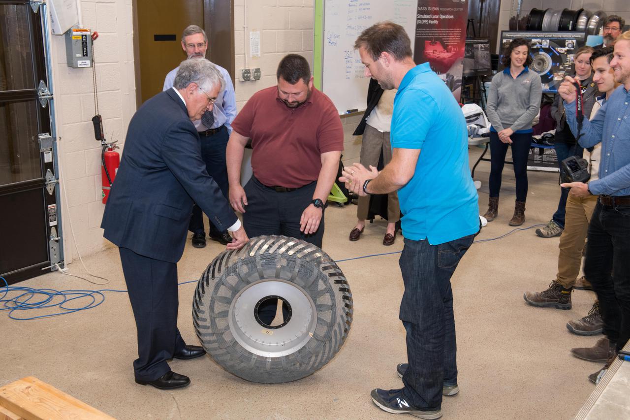 Visit by Dr. Harrison H. Schmitt, Apollo 17 Astronaut