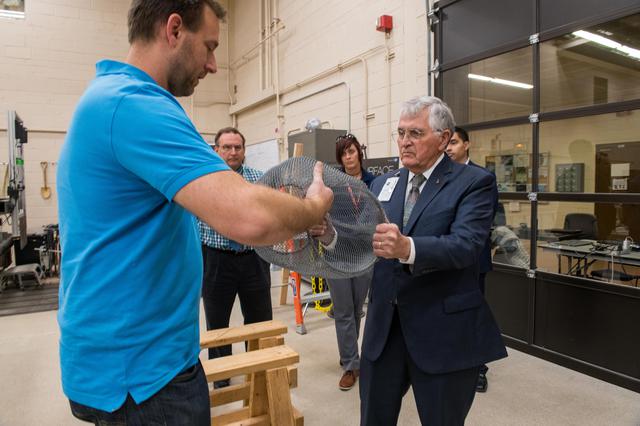 NASA image: Visit by Dr. Harrison H. Schmitt, Apollo 17 Astronaut