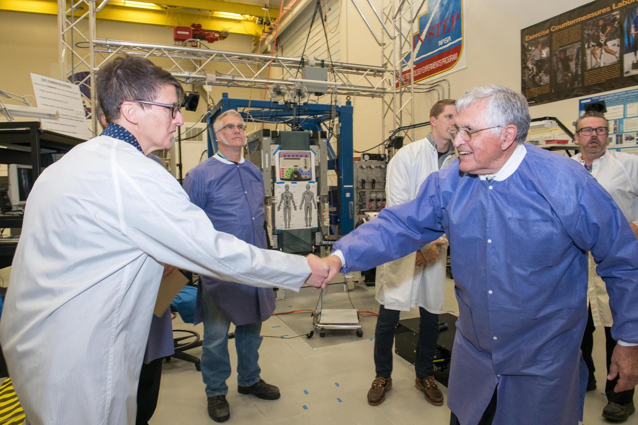 Visit by Dr. Harrison H. Schmitt, Apollo 17 Astronaut