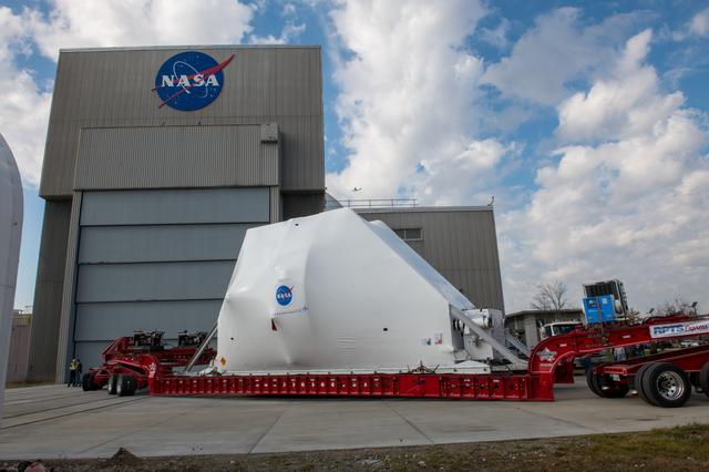 NASA image: Orion Spacecraft Arrives at the Glenn Research Center, GRC Plum 