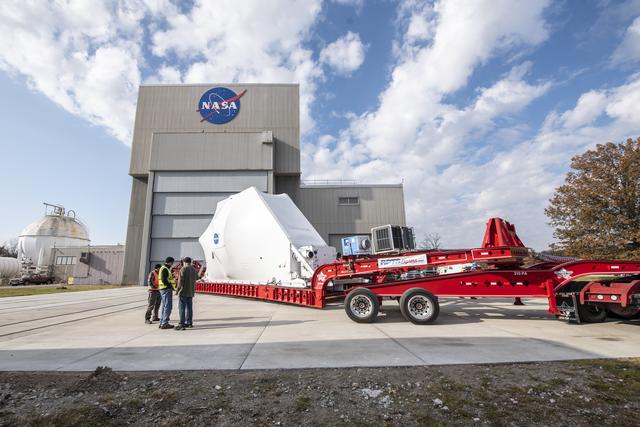 NASA image: Orion Spacecraft Arrives at the Glenn Research Center, GRC Plum 