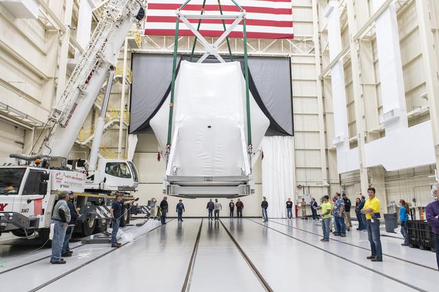 NASA image: Orion Spacecraft Arrives at the Glenn Research Center, GRC Plum 
