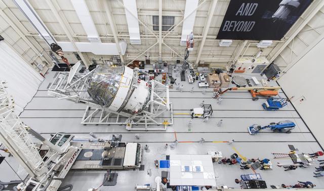 NASA image: Orion Spacecraft is prepared for Space Environment Testing at th