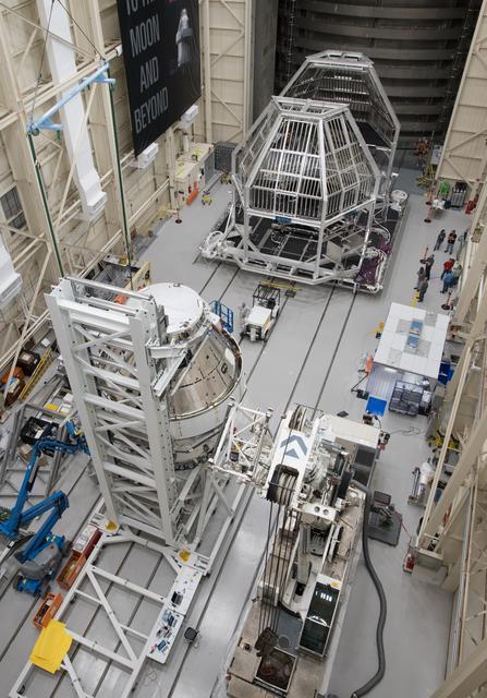 NASA image: Orion Spacecraft is prepared for Space Environment Testing at th