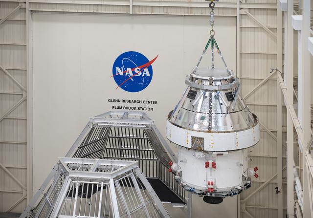 NASA image: Artemis Hardware Arrival at the NASA Glenn Research Center, Plum