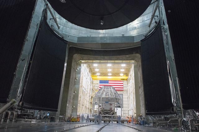 NASA image: Orion Spacecraft is prepared for Space Environment Testing at th