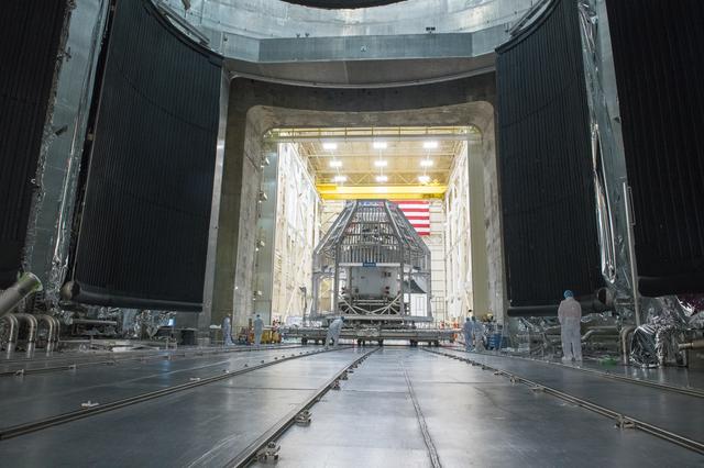 NASA image: Orion Spacecraft is prepared for Space Environment Testing at th