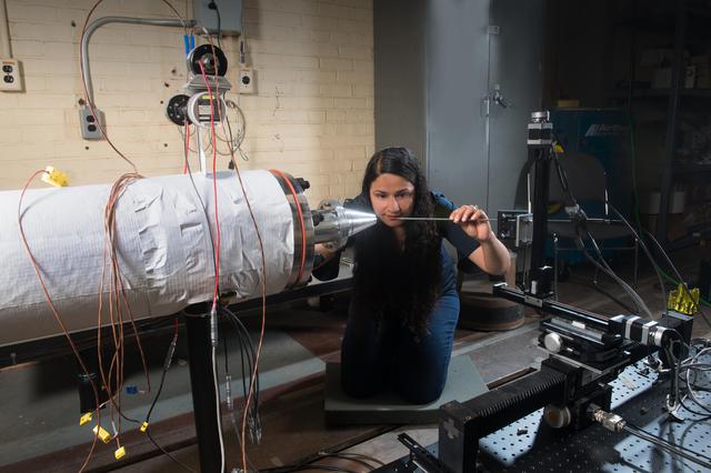 NASA image: Experiments on heated mixing layers