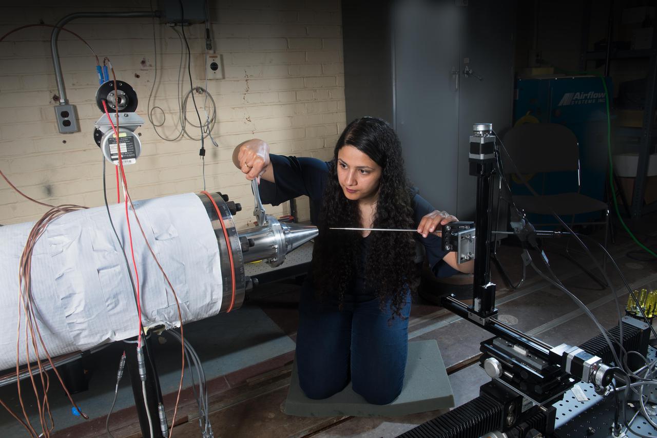 Experiments on heated mixing layers