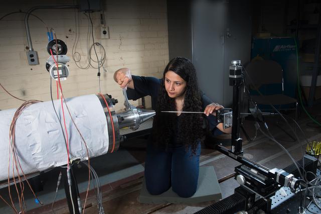 NASA image: Experiments on heated mixing layers