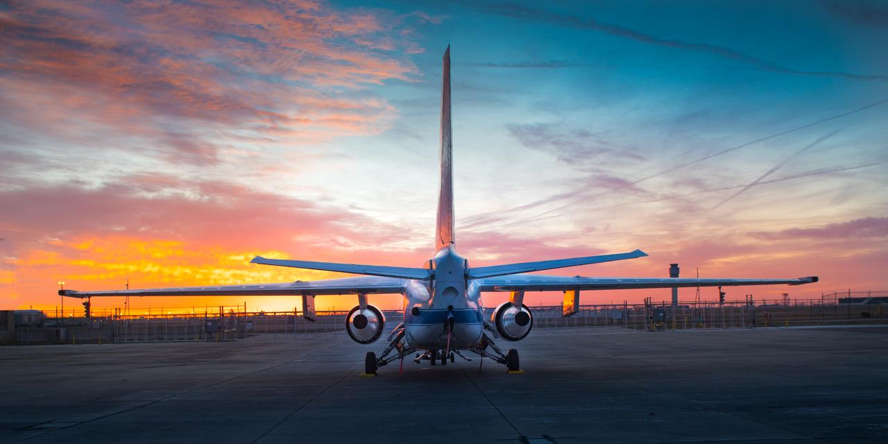 Lockheed S-3B Viking, N601NA at Sunrise on the Glenn Research Center Hangar Apron