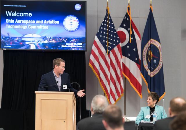 Visit by the Ohio Aerospace and Aviation Technology Committee...