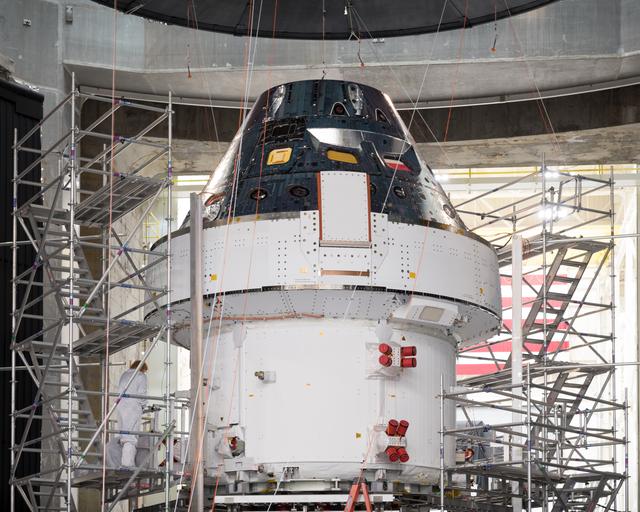 NASA image: Preparation of the Orion Spacecraft Crew and Service Module E...