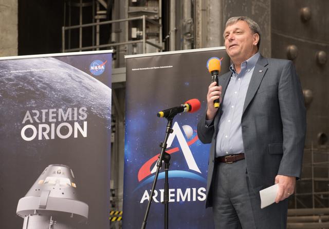 NASA image: Artemis Departure Media Event
